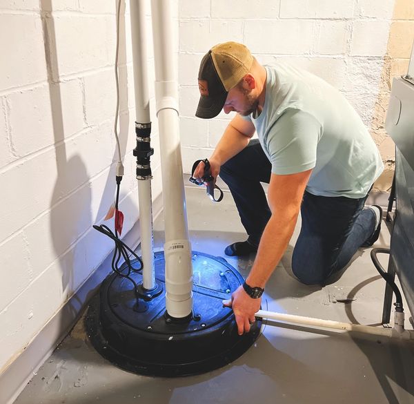 Home Inspector sump pump check