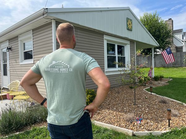 Home inspector conducting a thorough inspection in Greensburg, Indiana.