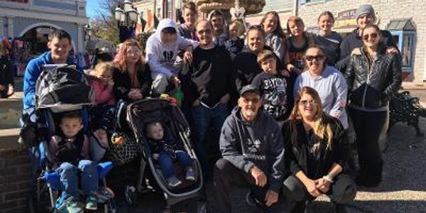 Multiple generation family photo.