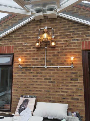 Electrical Install, Bespoke Lighting, Metal Conduit, L.E.D.