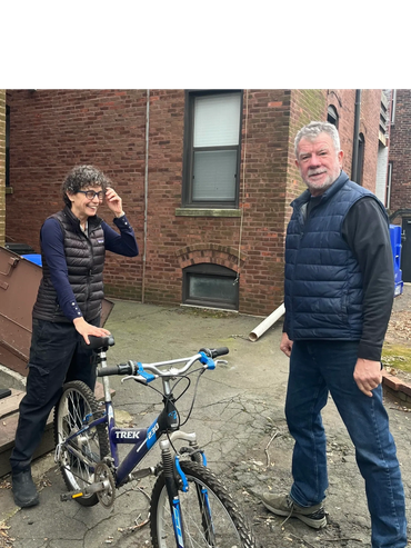 Our first bike donation in 2025