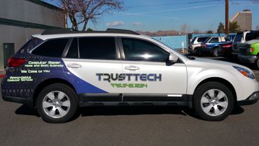 RKW Designs - TrustTech Vehicle Wrap