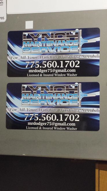 Lynch Maintenance Vehicle Magnets