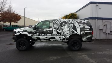 RKW Designs - Mccabee Arms Vehicle Wrap