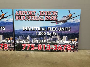 Airport Edison Industrial Park Composite Signs
