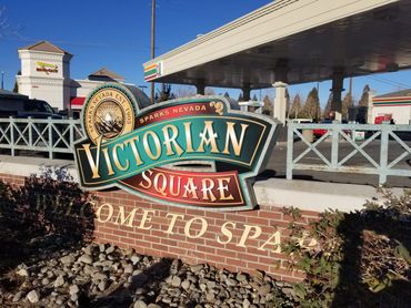 Victorian Square Sign and Design