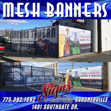 RKW Designs/Carson Valley Signs - Mesh Banners