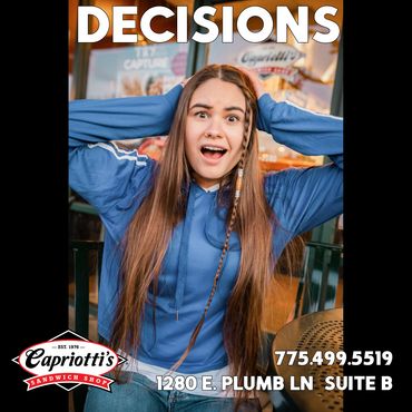 RKW Designs/Capriottis Reno - Decisions