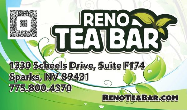 RKW Designs - Reno Tea Bar business card