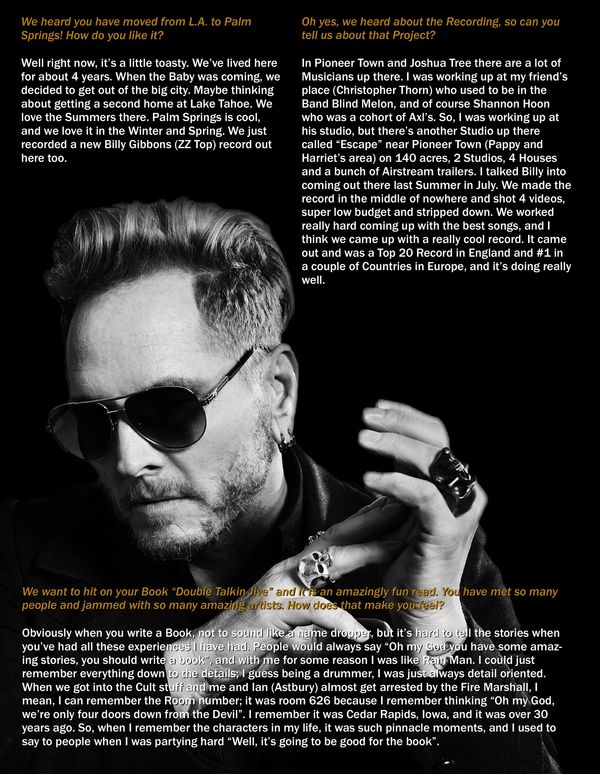 RKW Designs/Rock On Magazine - Matt Sorum 2