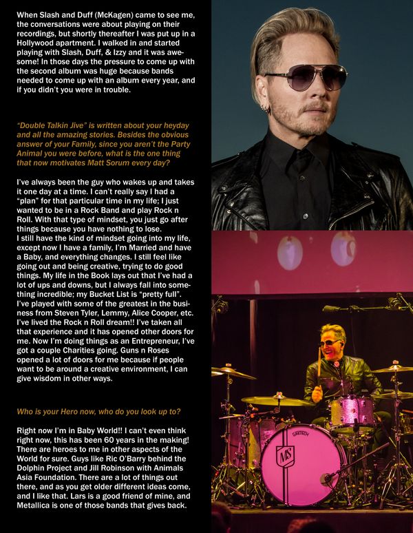 RKW Designs/Rock On Magazine - Matt Sorum 4