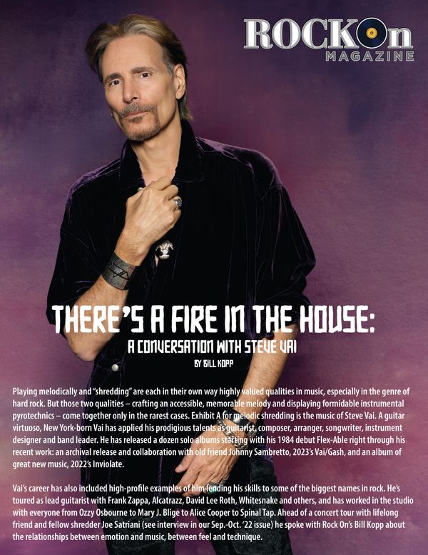 RKW Designs/Rock On Magazine - Steve Vai Interview-1