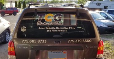 TCG Window Solutions Vehicle Vinyl