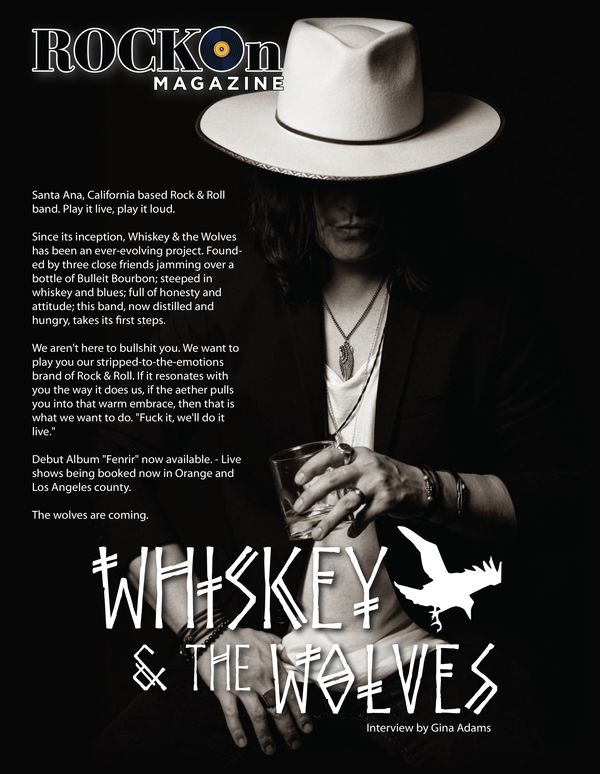 RKW Designs/Rock On Magazine - Whiskey and the Wolves 1
