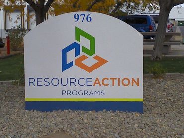 Resource Action Monument Sign