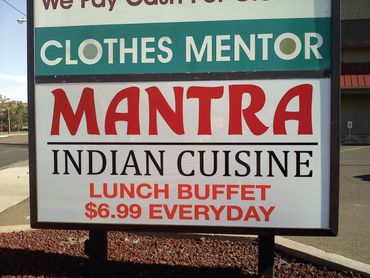 Mantra Electric Sign