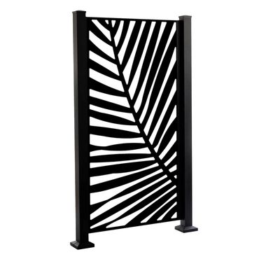 ALUMINUM OASIS PRIVACY SCREEN PALM PROFILE