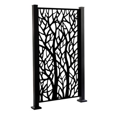 ALUMINUM OASIS PRIVACY SCREEN WOODLAND PROFILE