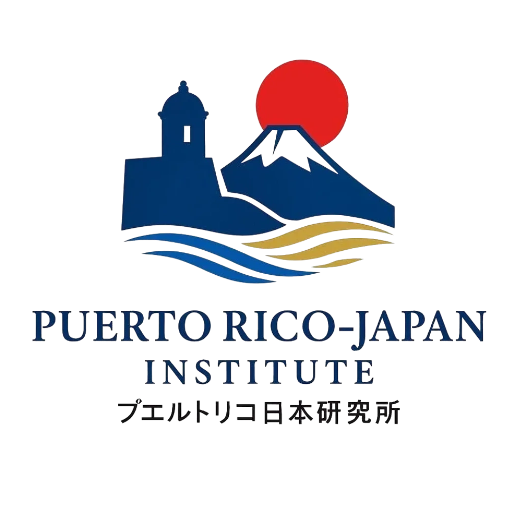 Puerto Rico-Japan Institute logo with cultural symbols.