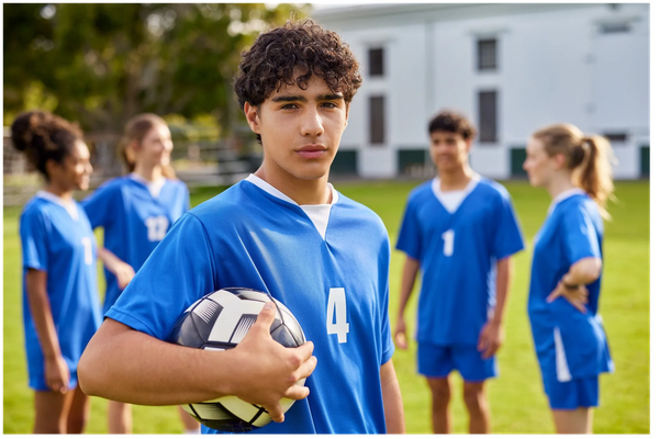 Young soccer players enjoy training, representing positive youth development and love for the game