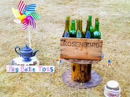 Ring bottle Toss Vintage Game Hire Wedding day entertainment hire shop Hertfordshire  lawn games