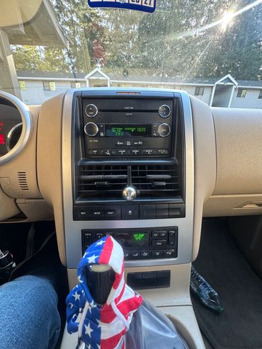 Ford explorer before an installation