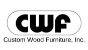 Logo of Custom Wood Furniture, Inc. featuring bold black letters.