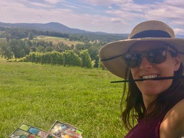 Live Wedding Painting, Collaborative Painting, Pet Portraits, Murals from Artisticdawning.com