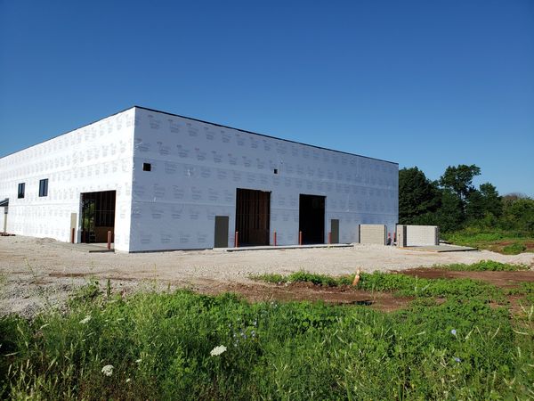 House wrap installed on the building interior & exterior before metal siding.
Fond du Lac, Wisconsin