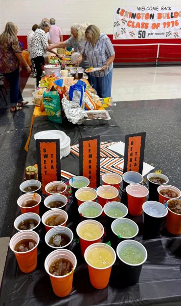 Our desserts and drinks (non-alcoholic, of course)!