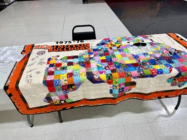 All quilts were signed by the attendees.