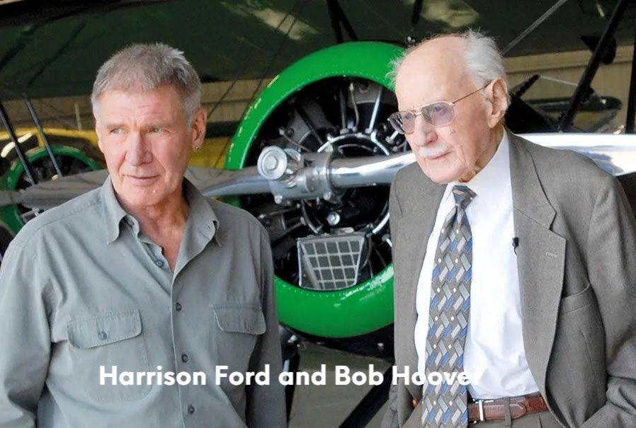 Bob Hoover and Harrison Ford
