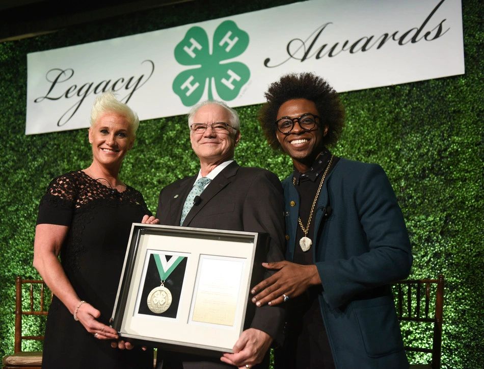 Faustino Bernadett at 4H awards.