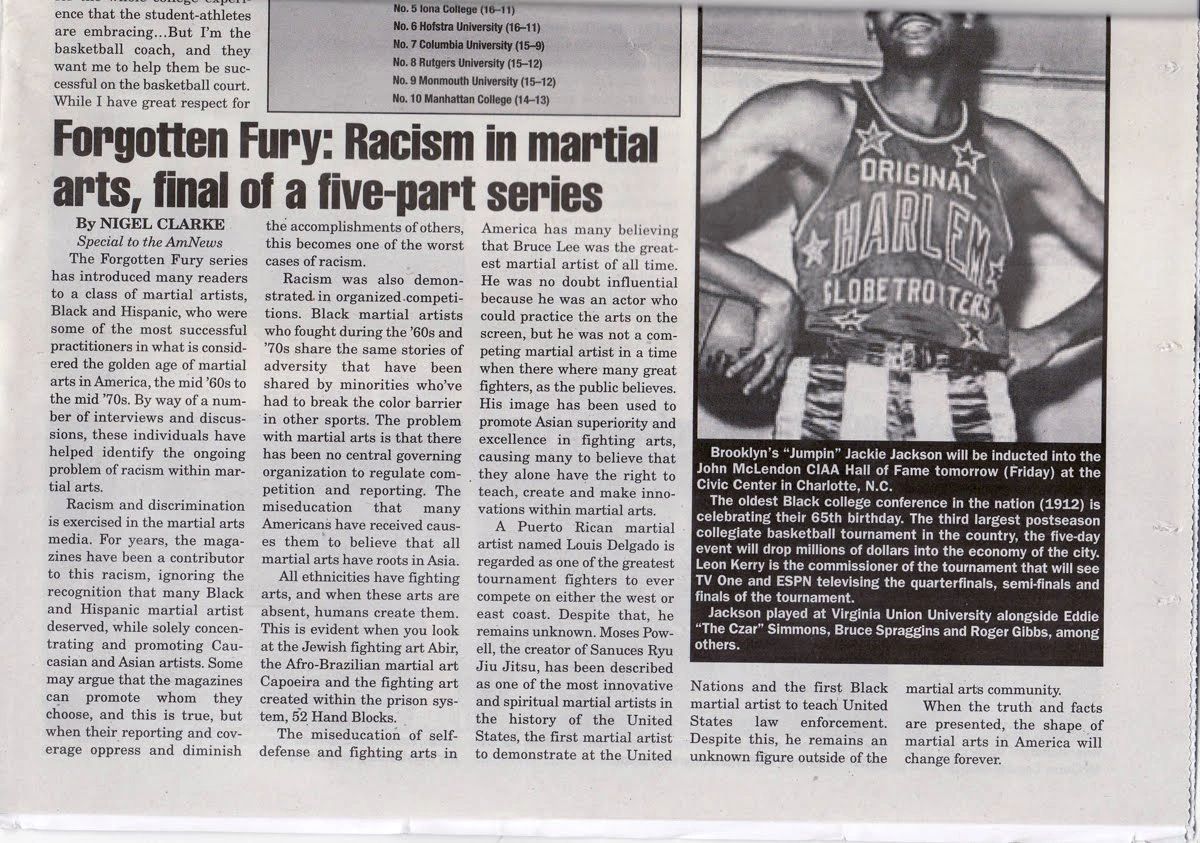 Forgotten Fury - Special to the Amsterdam News by Clarke Illmatical, published in 2010. 