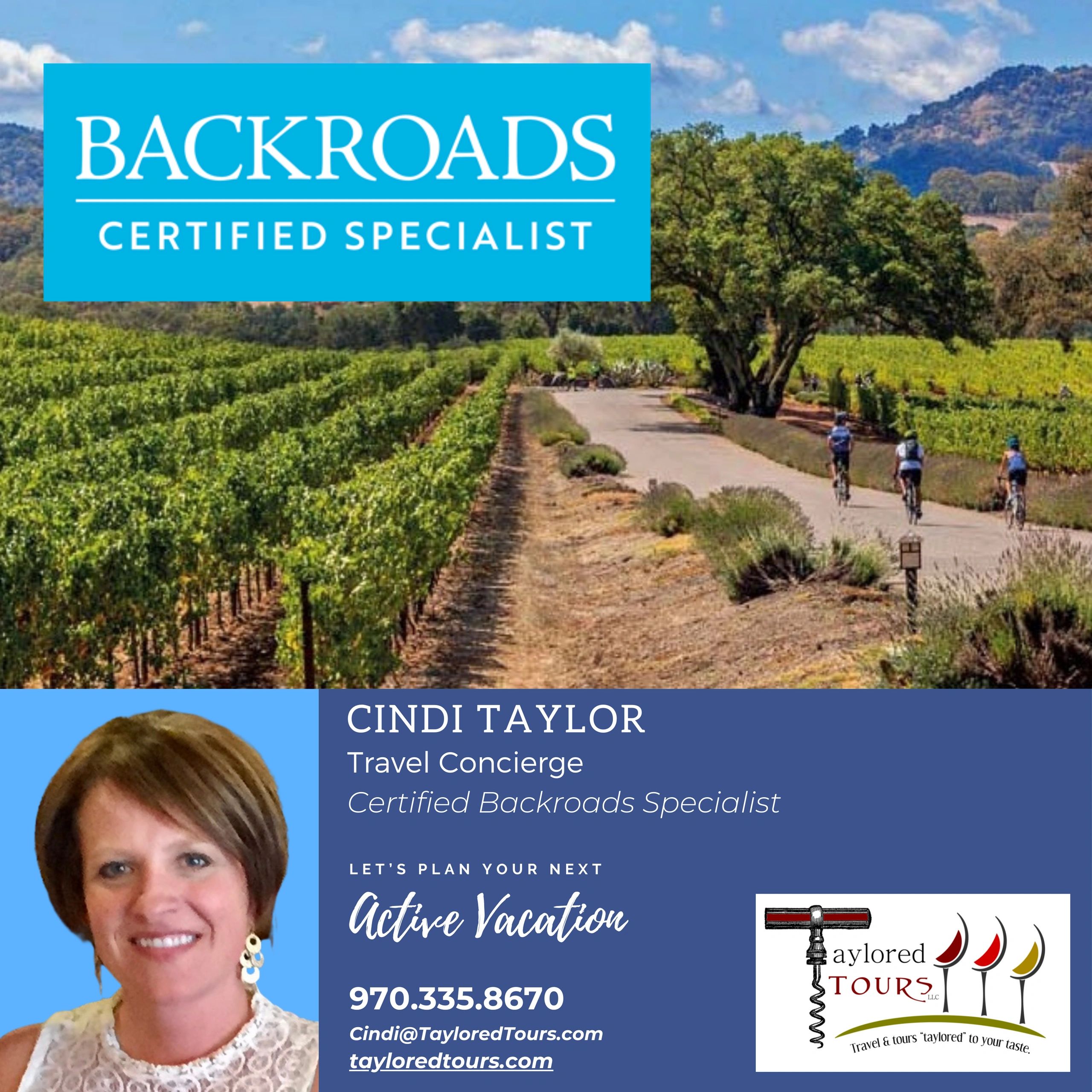 Backroads Specialist Taylored Tours