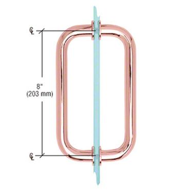 CRL Polished Copper 8" BM Series Tubular Back-to-Back Pull Handle
#CRLawrencehardware