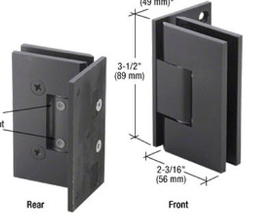 CR Lawrence Oil Rubbed Bronze Adjustable Wall Mount Offset Back Hinge
#Crlawrenceshowerhardware