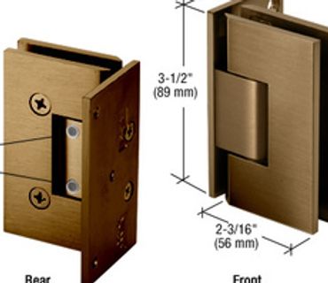 CR Lawrence Antique Brass Adjustable Wall Mount Offset Back Plate Hinge
#crlawrenceshowerhardware