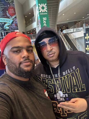 DJ Kid Capri and Brick of All About Me Podcast