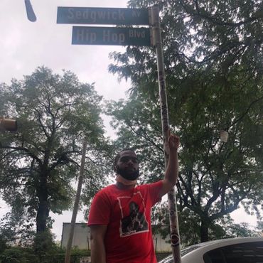 Brick at the birth place of Hip Hop 1520 Sedgewick Ave in the Bronx, NY