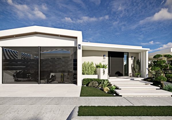 Modern Home Facade in Puerto Rico