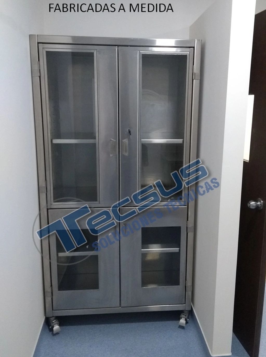VITRINA DE ACERO INOXIDABLE