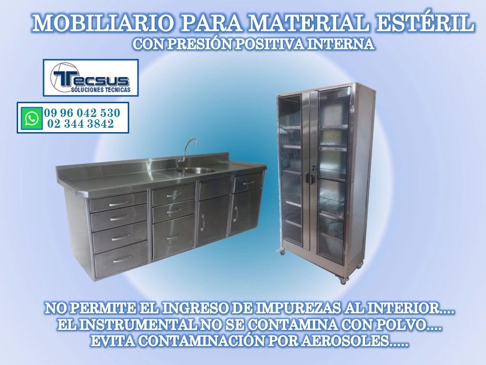MUEBRES DE PRESIÓN POSITIVA PARA ESTERILIZACION