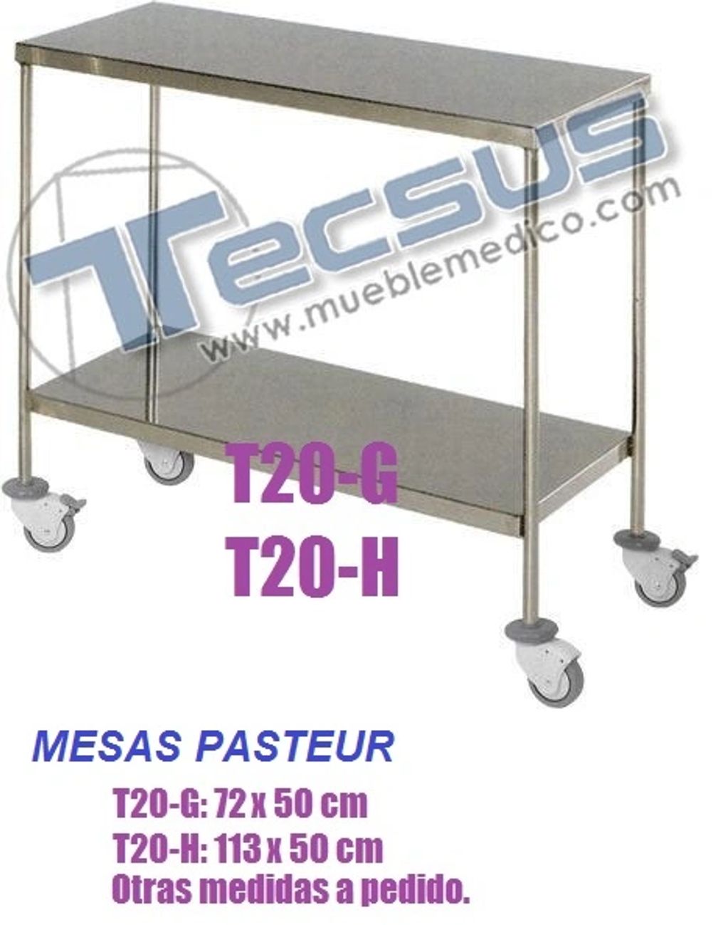 MESA PASTEUR PARA QUIRÓFANO
