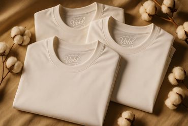 Maison Vohl Egyptian cotton crew neck t-shirts, soft breathable fabric with premium finish