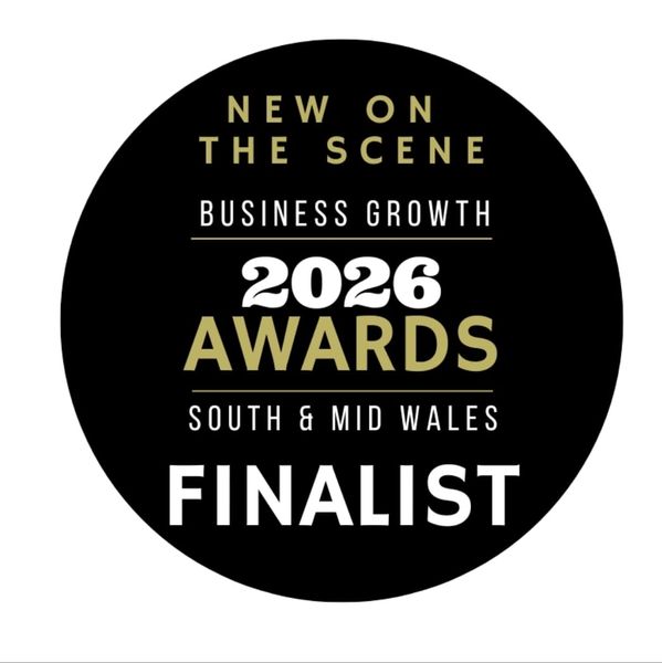 2026 Business Growth Awards finalist badge for South & Mid Wales.