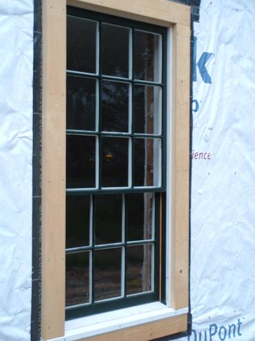Late 1700's nine-over-six window AFTER restoration.