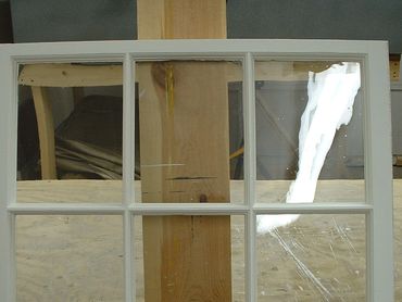 Six-light sash AFTER restoration.