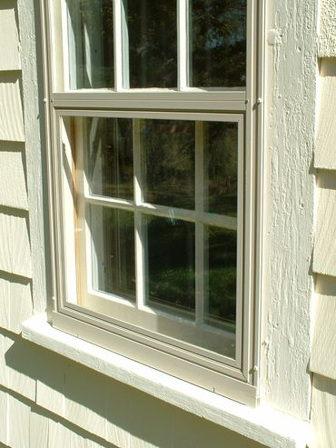 Bottom removable panel of an Allied Storm Window custom fit for each window.
