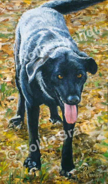 Mini painting commissioned by my friend Cynthia.